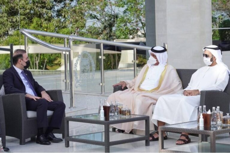 ‎حاكم رأس الخيمة يستقبل قنصل عام العراق