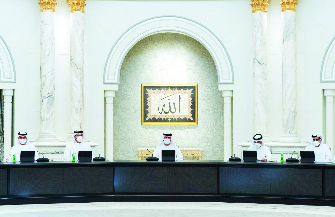 ط¹ط¨ط¯ط§ظ„ظ„ظ‡ ط¨ظ† ط³ط§ظ„ظ… ط§ظ„ظ‚ط§ط³ظ…ظٹ ظٹطھط±ط£ط³ ط§ط¬طھظ…ط§ط¹ ط§ظ„ظ…ط¬ظ„ط³ ط§ظ„طھظ†ظپظٹط°ظٹ 1