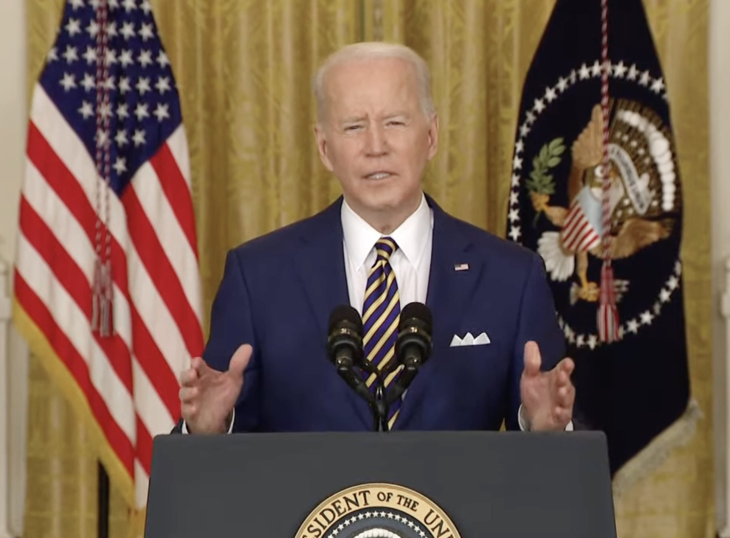 U.S.-WASHINGTON, D.C.-PRESIDENT-BIDEN-PRESS CONFERENCE