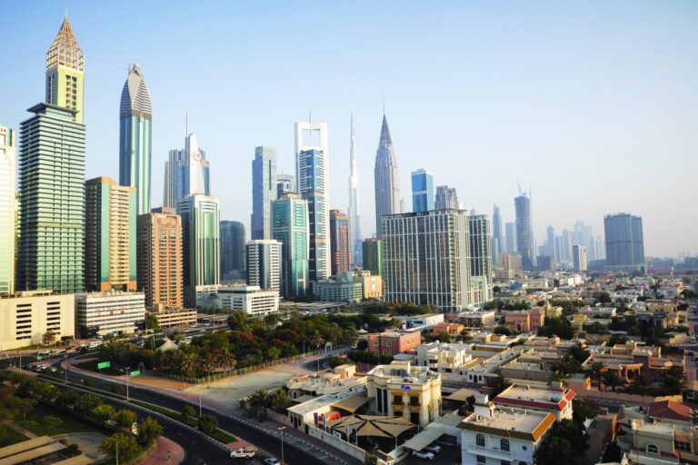 FILE PHOTO: A general view of the Burj Khalifa and the downtown skyline in Dubai