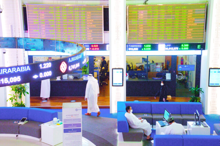 Virus Outbreak Dubai Stock Market