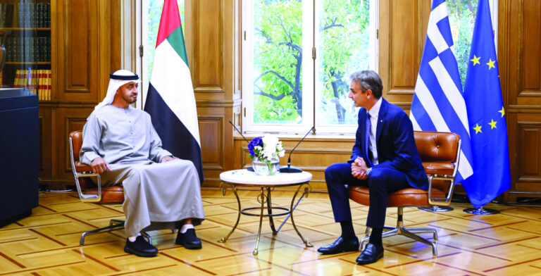 ط±ط¦ظٹط³ ط§ظ„ط¯ظˆظ„ط© ظˆط±ط¦ظٹط³ ظˆط²ط±ط§ط، ط§ظ„ظٹظˆظ†ط§ظ† ظٹط¹ظ‚ط¯ط§ظ† ط¬ظ„ط³ط© ظ…ط¨ط§ط­ط«ط§طھ. 5