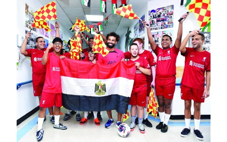 محمد صلاح يشيد بخدمات "مركز راشد لأصحاب الهمم".