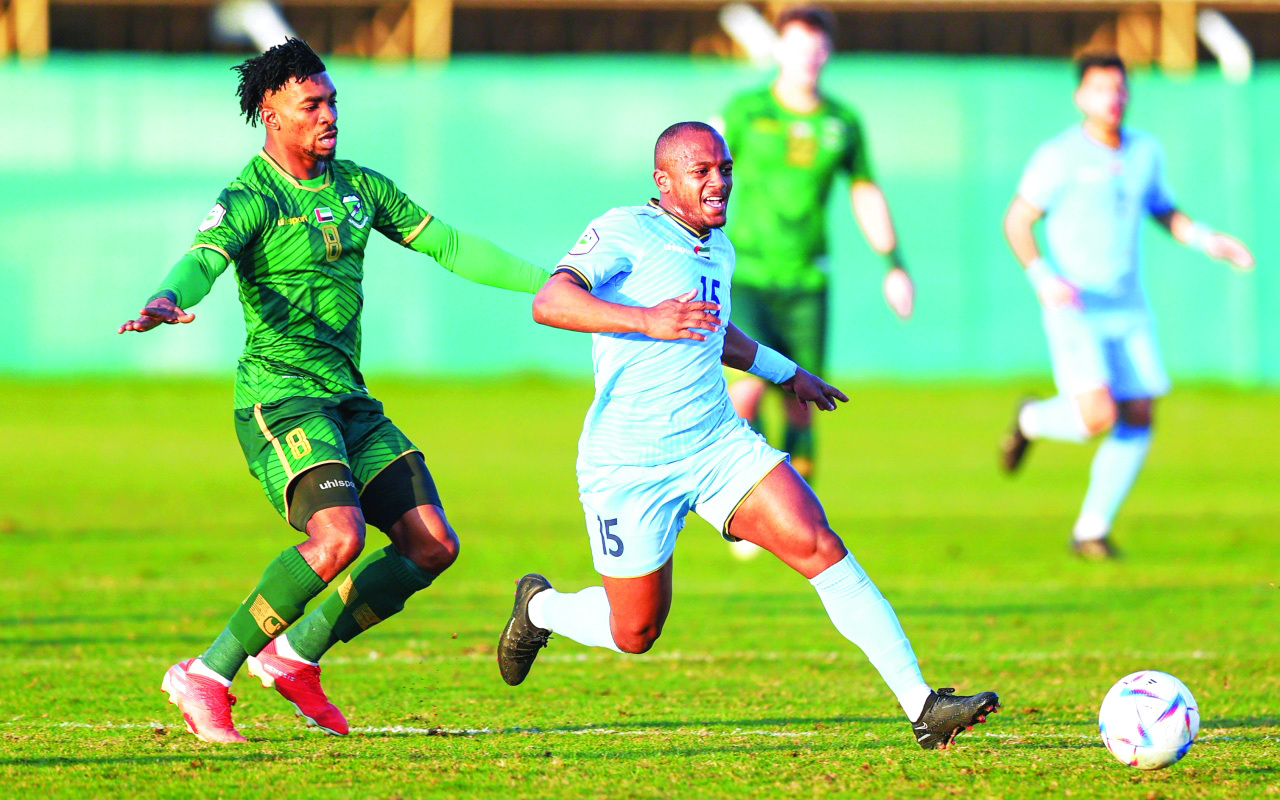 Al orooba vs hatta playing at orooba club stadium photos by zeeshan ahmed