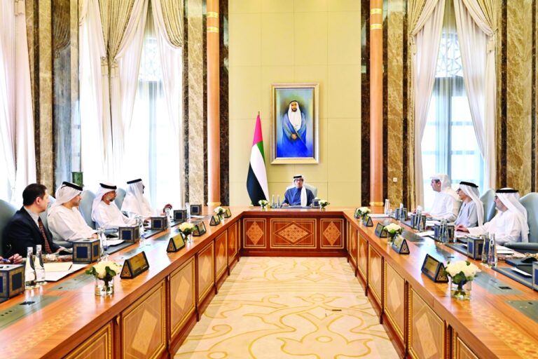 منصور بن زايد يترأس اجتماع اللجنة التنفيذية لمجلس إدارة شركة "مبادلة للاستثمار ".