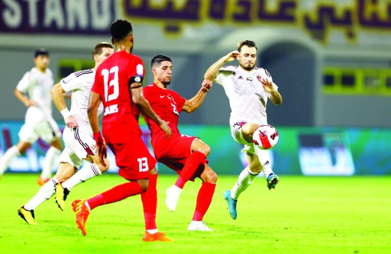 مباراة فريق نادي البطائح و الوحدة لـ كرة القدم دوري أدنوك لـ المحترفين - العين 2022 م