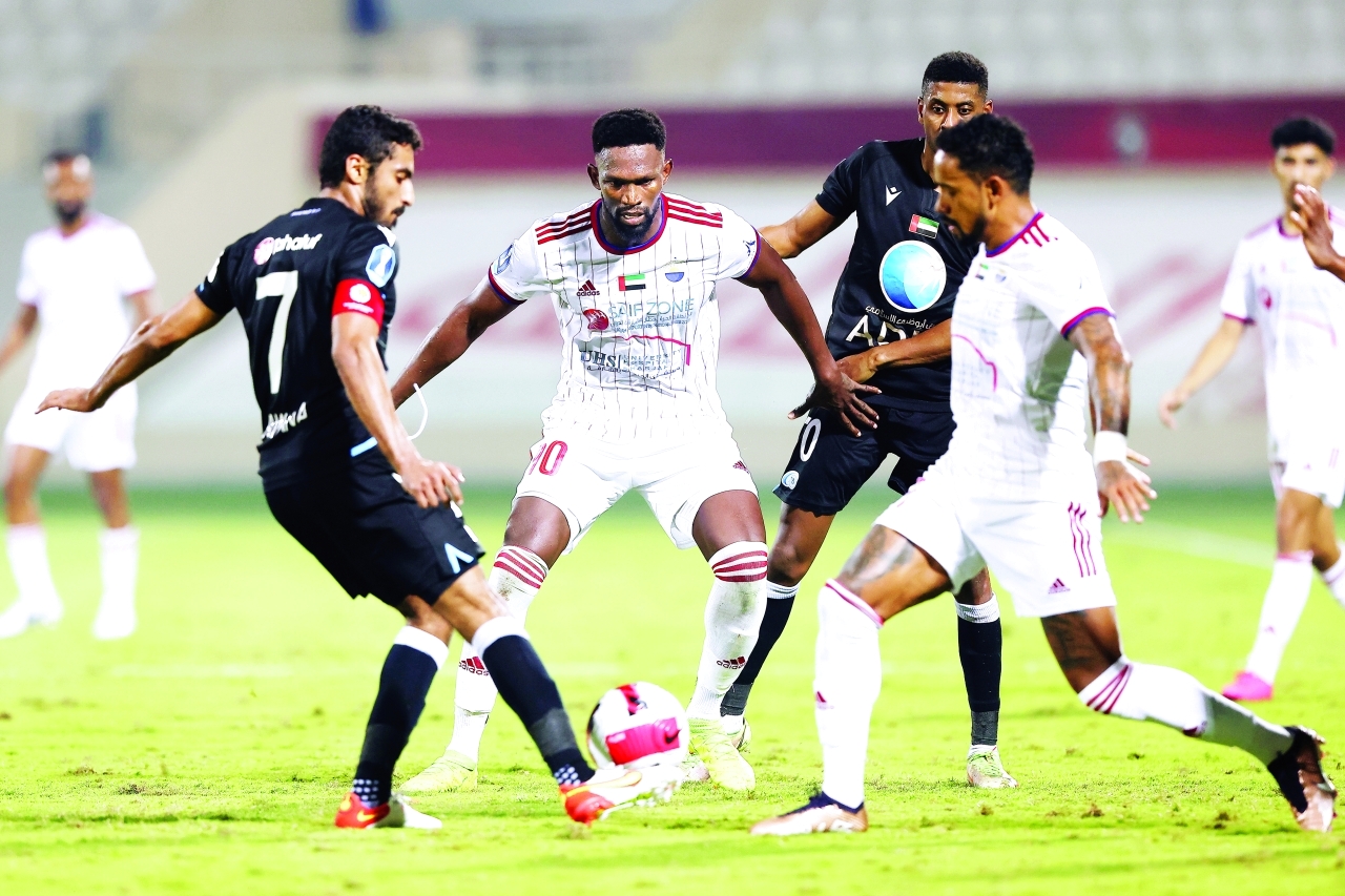 مباراة فريق نادي  الشارقة و بني ياس لـ كرة القدم كأس مصرف أبوظبي الإسلامي - الإياب -  الشارقة  2022 م