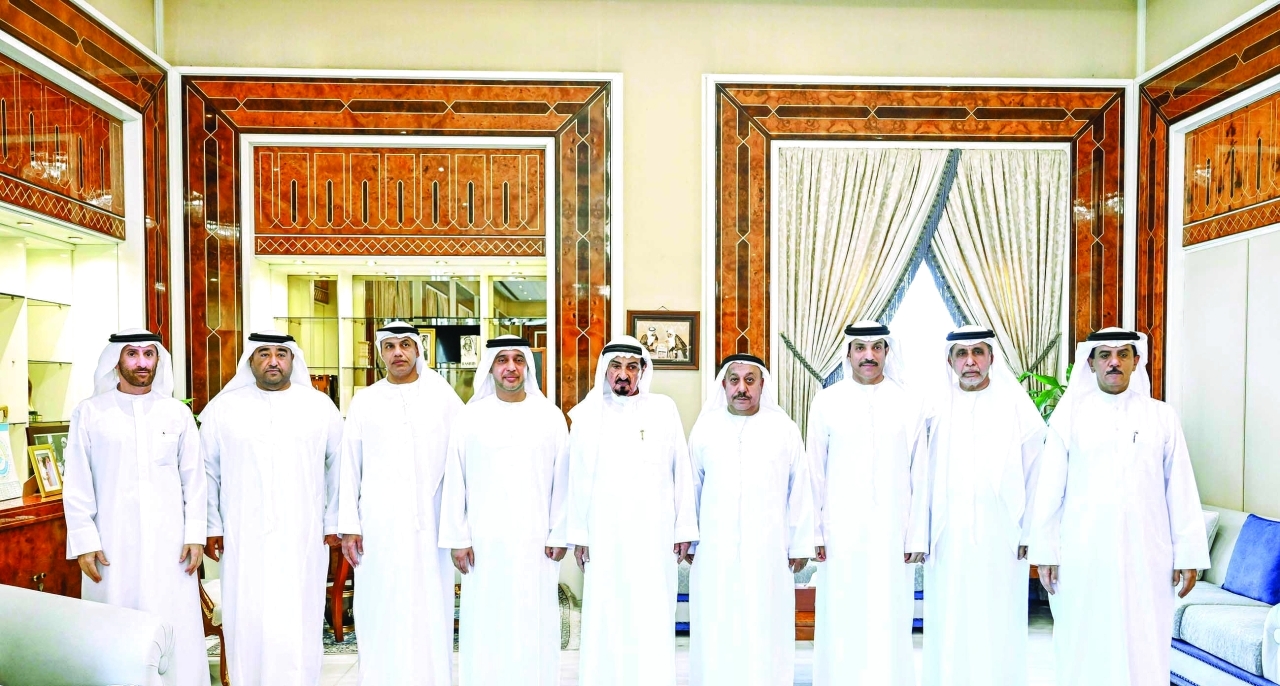 حاكم عجمان يستقبل مدراء عموم الجمارك في الدولة.