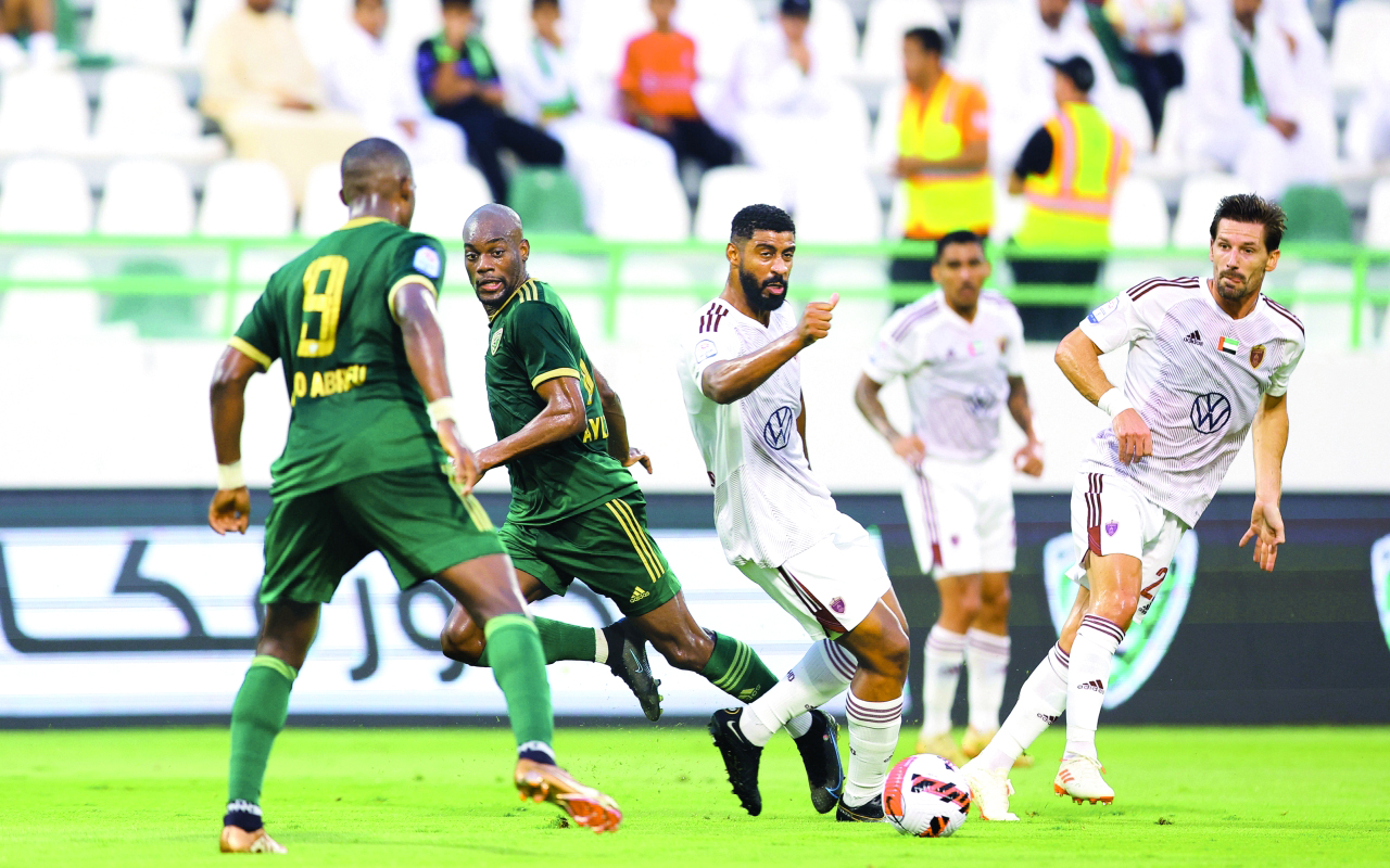 al wahada vs khorfakkan playing at khorfakkan stadium photos by zeeshan ahmed