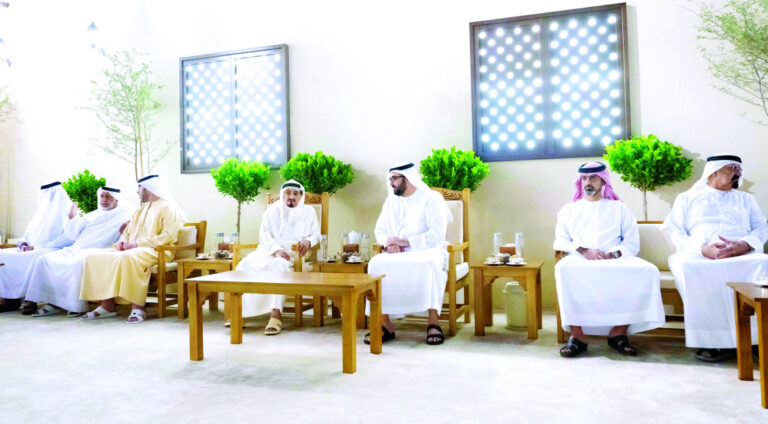 حاكم عجمان يستقبل ولي عهد أم القيوين