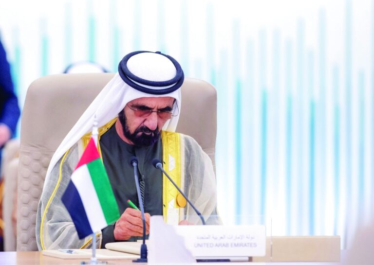 محمد بن راشد يرأس وفد دولة الإمارات في اللقاء التشاوري لقادة دول مجلس التعاون الخليجي والقمة الخليجية مع دول آسيا الوسطى