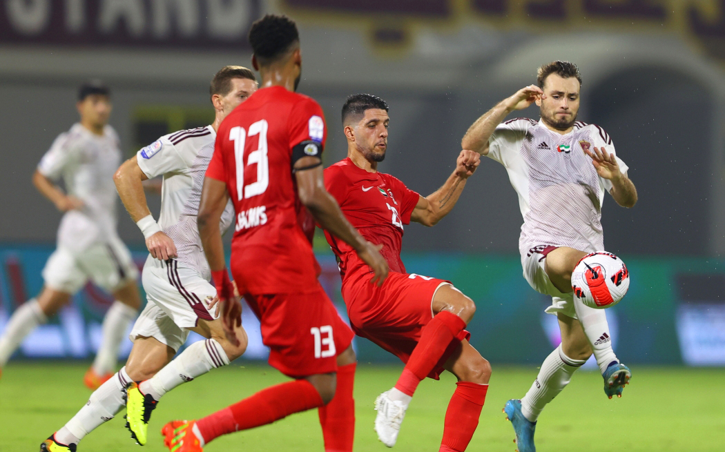 مباراة فريق نادي البطائح و الوحدة لـ كرة القدم دوري أدنوك لـ المحترفين - العين 2022 م