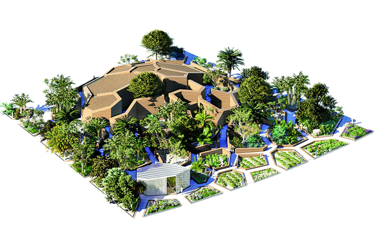 "جناح الإمارات" يشارك إرث الدولة الزراعي في معرض إكسبو الدولي للبستنة 2023 الدوحة .