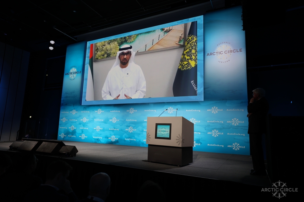 رئيس "COP28" يشارك في اجتماع "جمعية الدائرة القطبية الشمالية" في أيسلندا ويدعو إلى رفع سقف الطموح وتعزيز العمل المناخي الفعال.