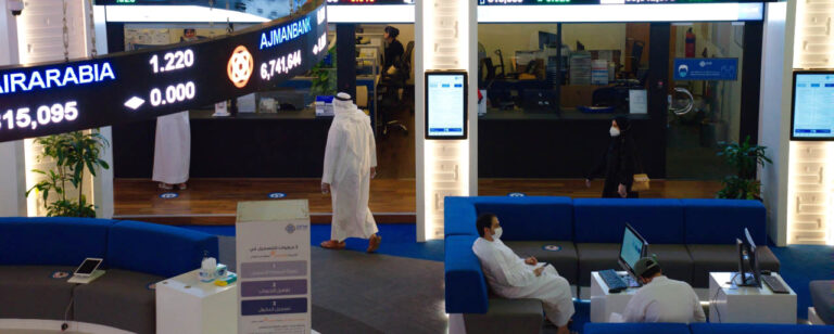 Virus Outbreak Dubai Stock Market