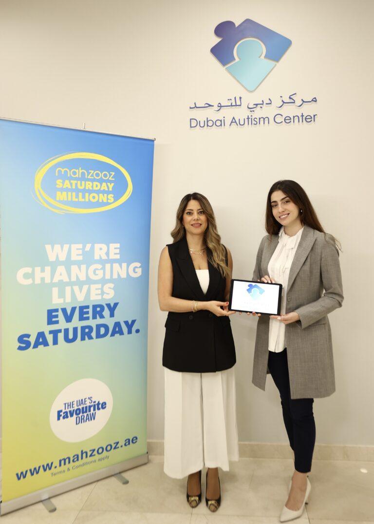 Suzan Kazzi Head of CSR and Communication at EWINGS with Joyce Chamoun Business Development Manager at Dubai Autism Center