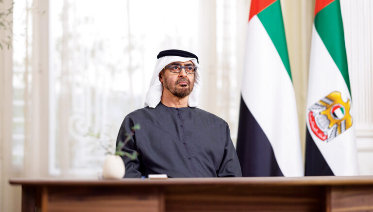 رئيس الدولة يشارك في الاجتماع الاستثنائي لقادة "بريكس" بشأن غزة الذي عقد عبر الاتصال المرئي.