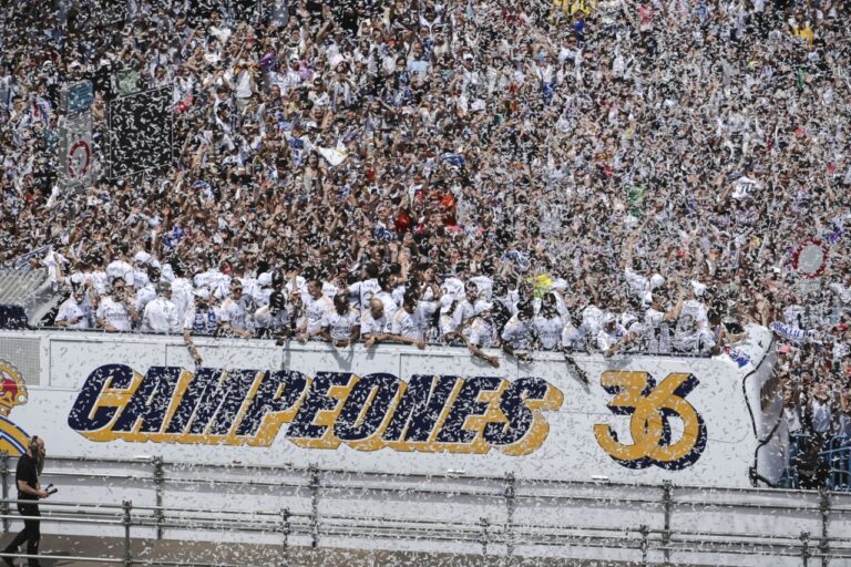 Real Madrid LaLiga title celebrations