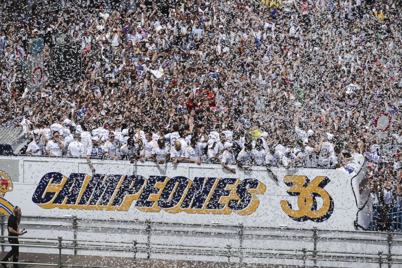 Real Madrid LaLiga title celebrations