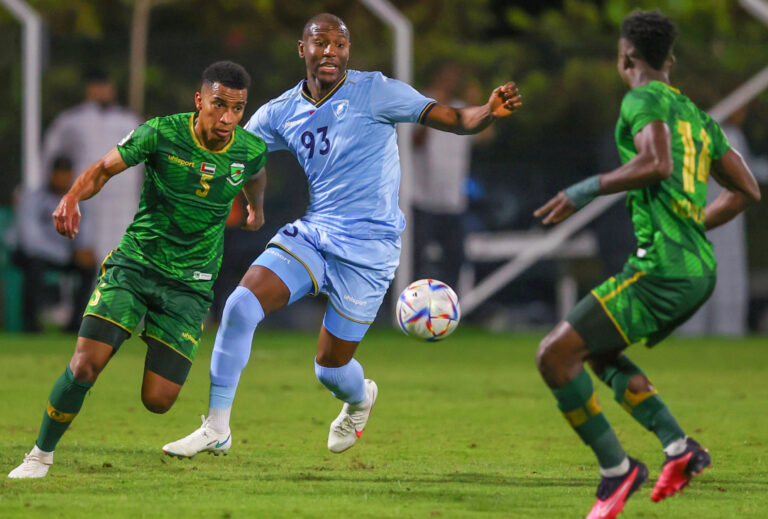 مباراة فريق نادي  العروبة و حتا لـ كرة القدم دوري أندية الدرجة الأولى - الفجيرة 2023 م