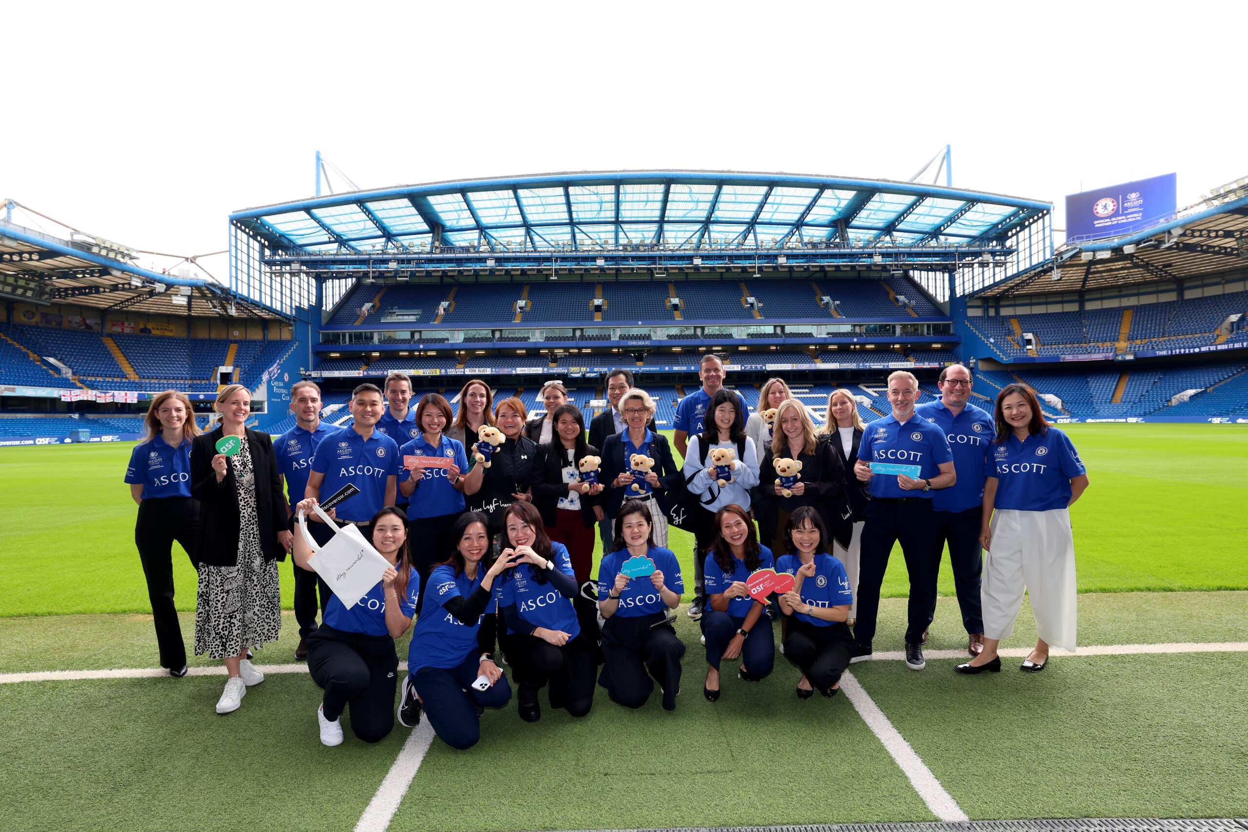 Ascott and Chelsea celebrate partnership at Stamford Bridge