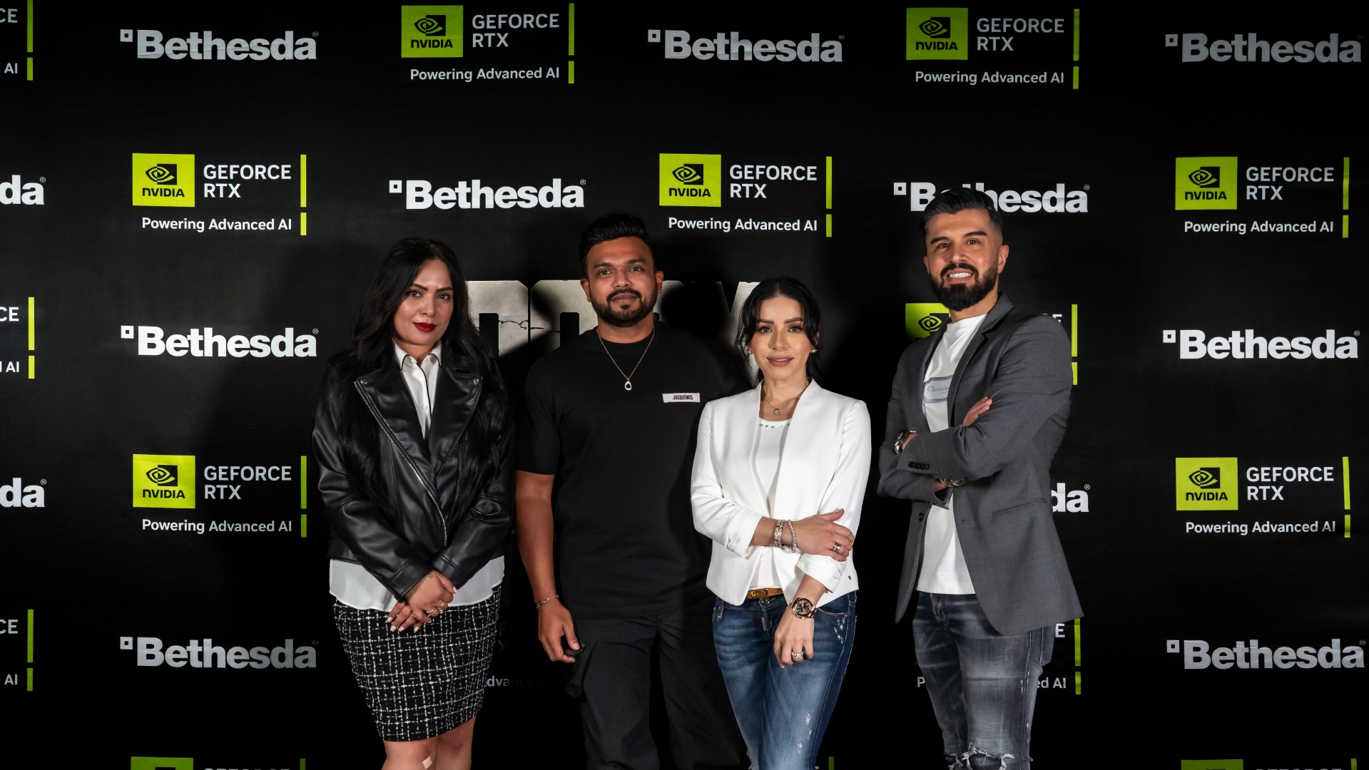 The NVIDIA team at the launch event
