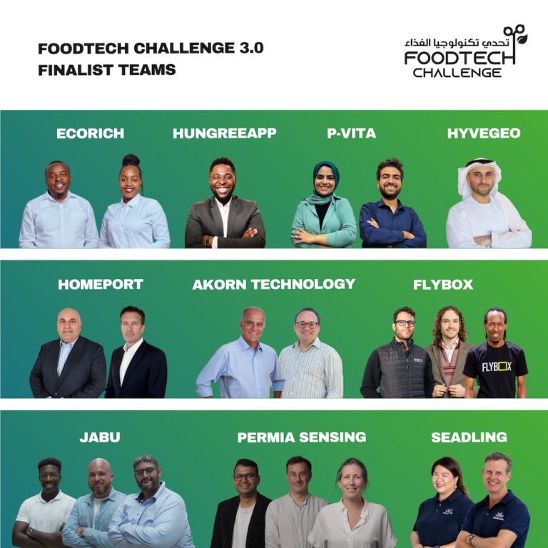 ضمن برنامج حافل يمتد لأسبوع لدعم الابتكار في الأمن الغذائي العالمي أبوظبي تستقبل المتأهلين لنهائيات “تحدي تكنولوجيا الغذاء في دولة الإمارات”