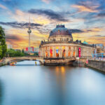 Museum island on Spree river in center Berlin, Germany