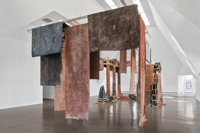 Installation view, Dala Nasser, Adonis River, 2023, Renaissance Society, Chicago. Courtesy of the artist, Renaissance Society and Commonwealth and Council. Photo by Bob (2)